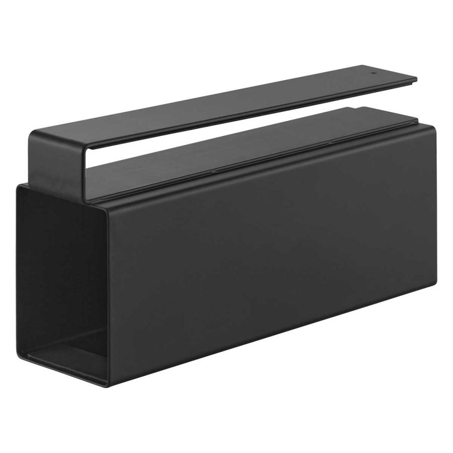 ラップホルダー 山崎実業 正規品 tower タワー 戸棚下ラップホルダー ラップ収納 収納アイデア  10508 ブラック | tower | 01