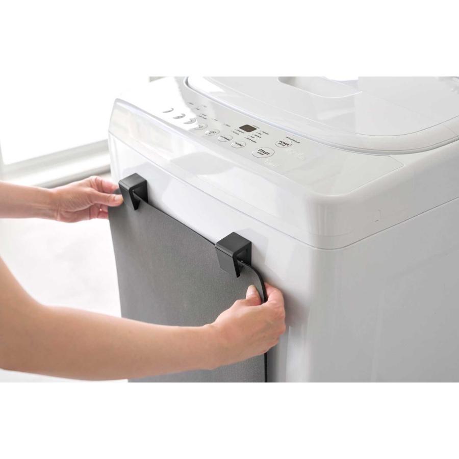 バスマットホルダー 山崎実業 正規品 tower タワー マグネットバスマット&タオルホルダー 2個組 バスマットスタンド タオルホルダー  10613 ブラック | tower | 06