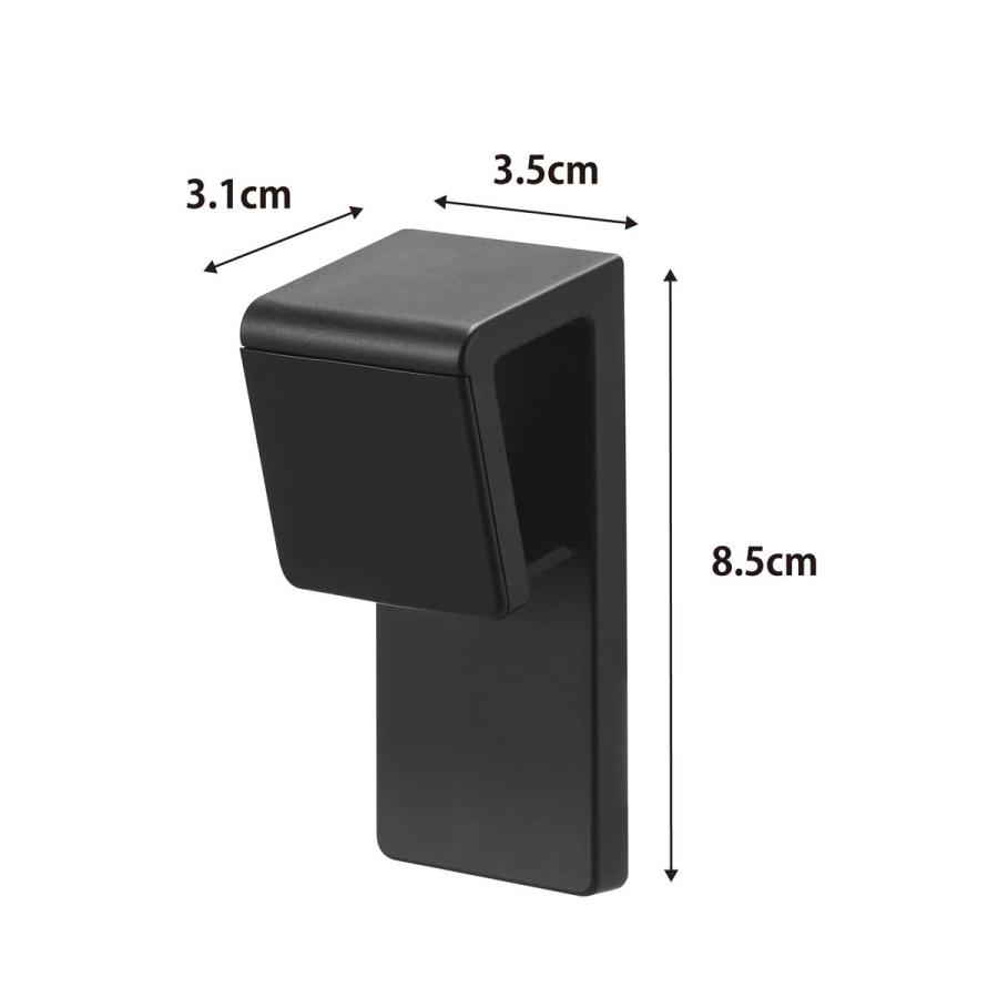 バスマットホルダー 山崎実業 正規品 tower タワー マグネットバスマット&タオルホルダー 2個組 バスマットスタンド タオルホルダー  10613 ブラック | tower | 07