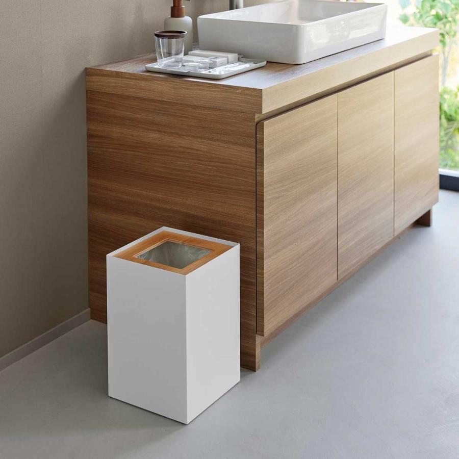 ゴミ箱 山崎実業 正規品 RIN リン トラッシュカン 角型 14L ダストボックス ごみ箱  10595 ナチュラル | 山崎実業