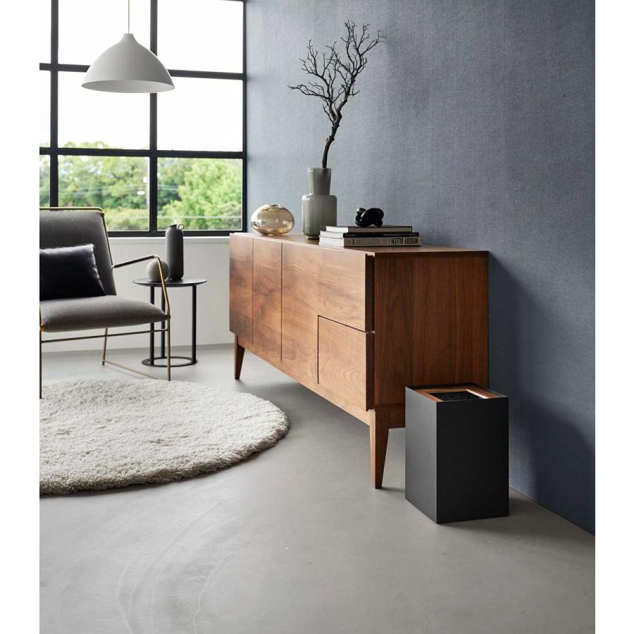 ゴミ箱 山崎実業 正規品 RIN リン トラッシュカン 角型 14L ダストボックス ごみ箱  10594 ブラウン | 山崎実業 | 04