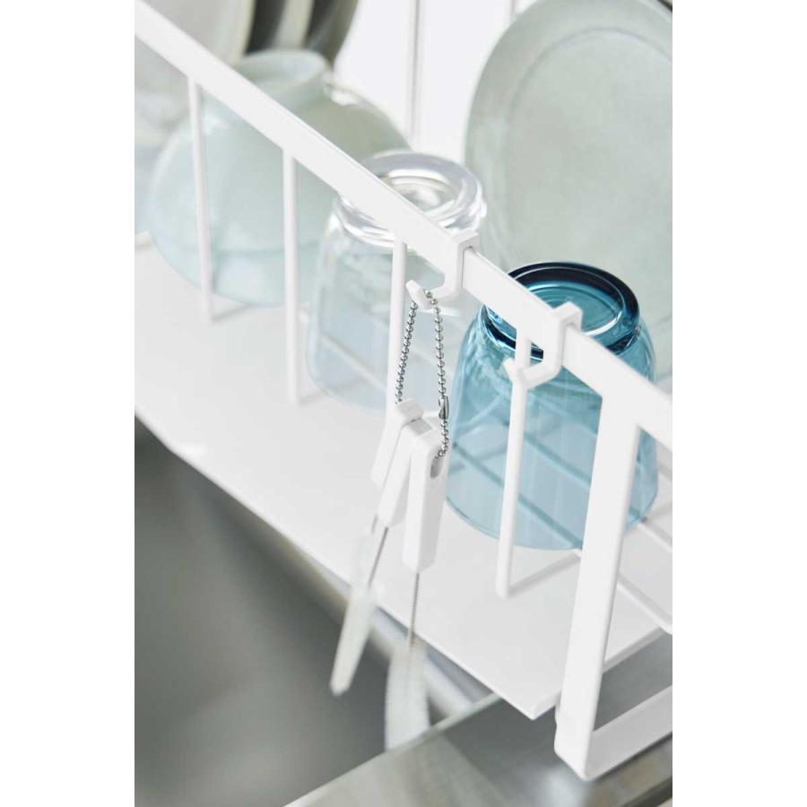 水切りかご 山崎実業 正規品 tower タワー 水切れの良いスリム水切りワイヤーバスケット  水切りカゴ 水切りラック  10701 ホワイト | tower | 06