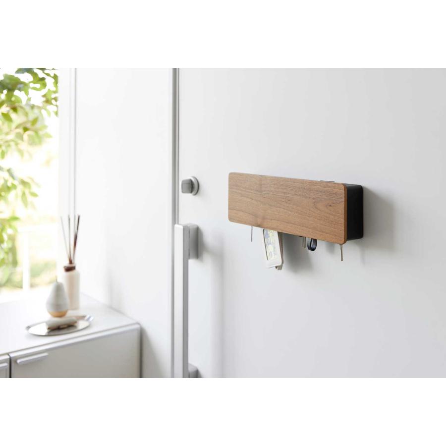 キーハンガー 山崎実業 正規品 RIN リン マグネットキーフック ロング キーボックス  10606 ブラウン | 山崎実業 | 02