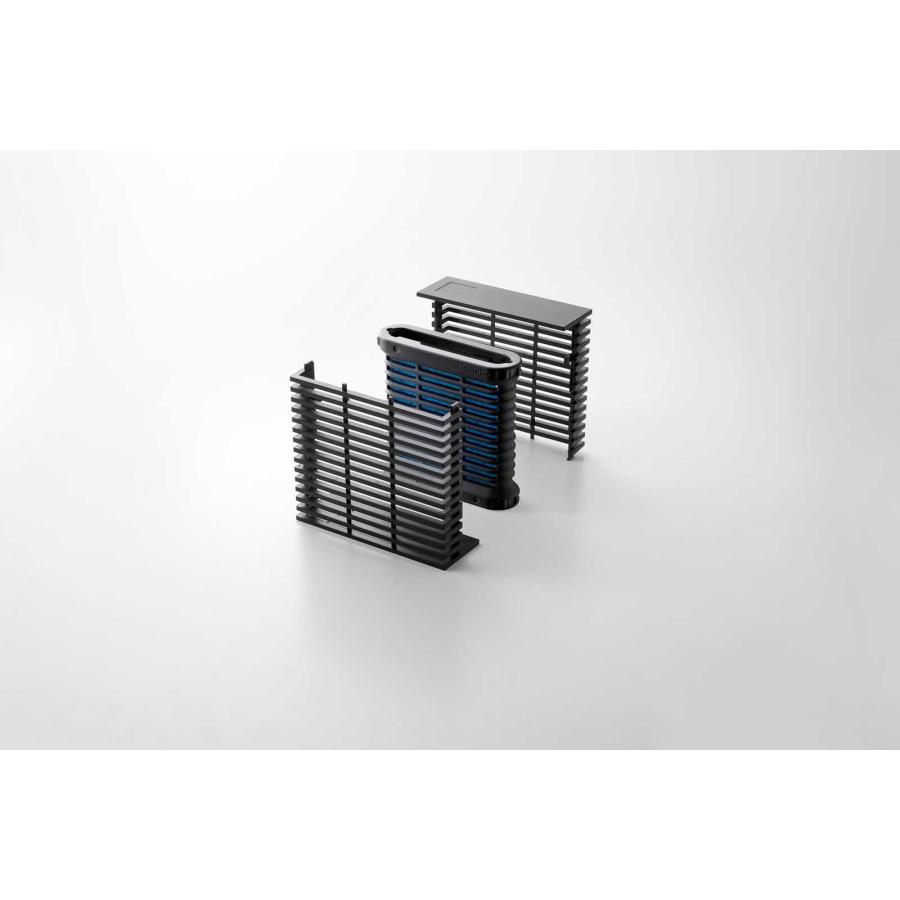 屋内蚊取りカバー 山崎実業 正規品 smart スマート 置き型室内蚊取りカバー 置き型室内蚊取り用  10676 ブラック | 山崎実業 | 03