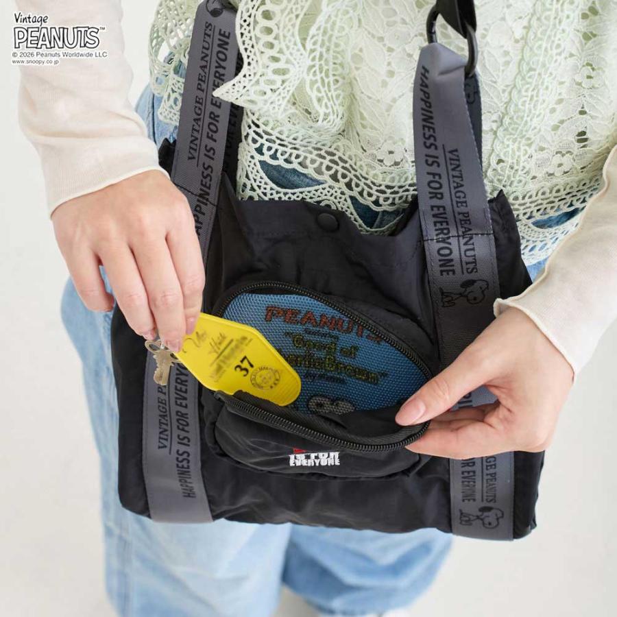 2026新作 スヌーピーバッグ 正規品 ROOTOTE ルートート IP.ルーショッパーミッド.ピーナッツ-1D スヌーピーグッズ トートバッグ ROO-shopper 8507 ピンク | ROOTOTE | 05