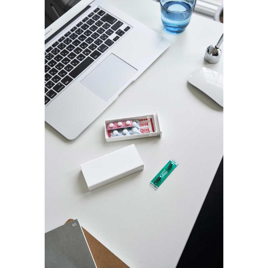 ピルケース 山崎実業 正規品 tower タワー 密閉スリムピルケース 薬ケース  10662 ホワイト | tower | 05