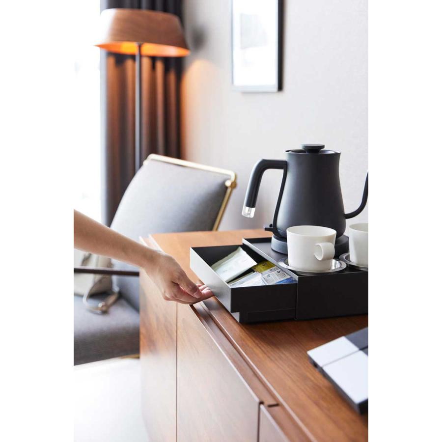 洗面台収納 山崎実業 正規品 tower タワー トレー付きアメニティ引き出し収納 洗面所 サニタリー  10712 ブラック | tower | 05