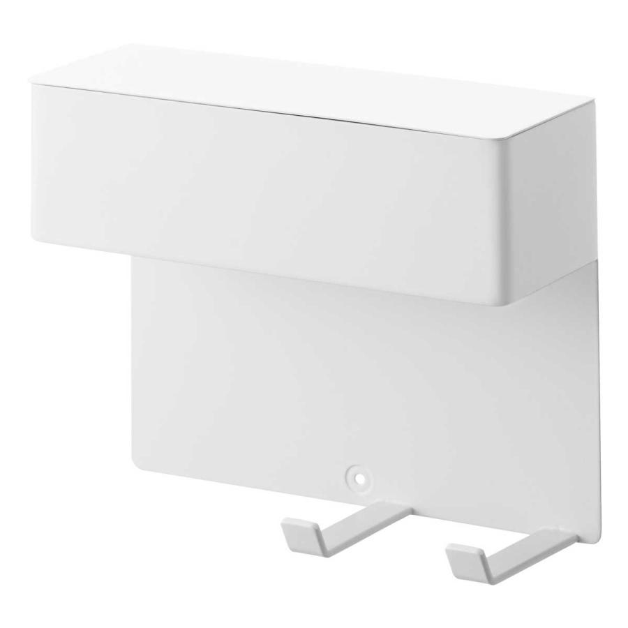 ミニ掃除機ホルダー 山崎実業 正規品 tower タワー 壁付けミニ掃除機ホルダー ハンディクリーナー  10787 ホワイト | tower | 01