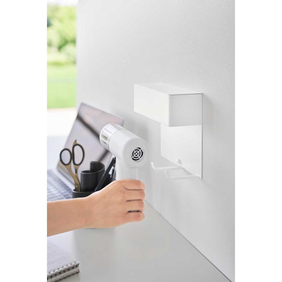 ミニ掃除機ホルダー 山崎実業 正規品 tower タワー 壁付けミニ掃除機ホルダー ハンディクリーナー  10787 ホワイト | tower | 05