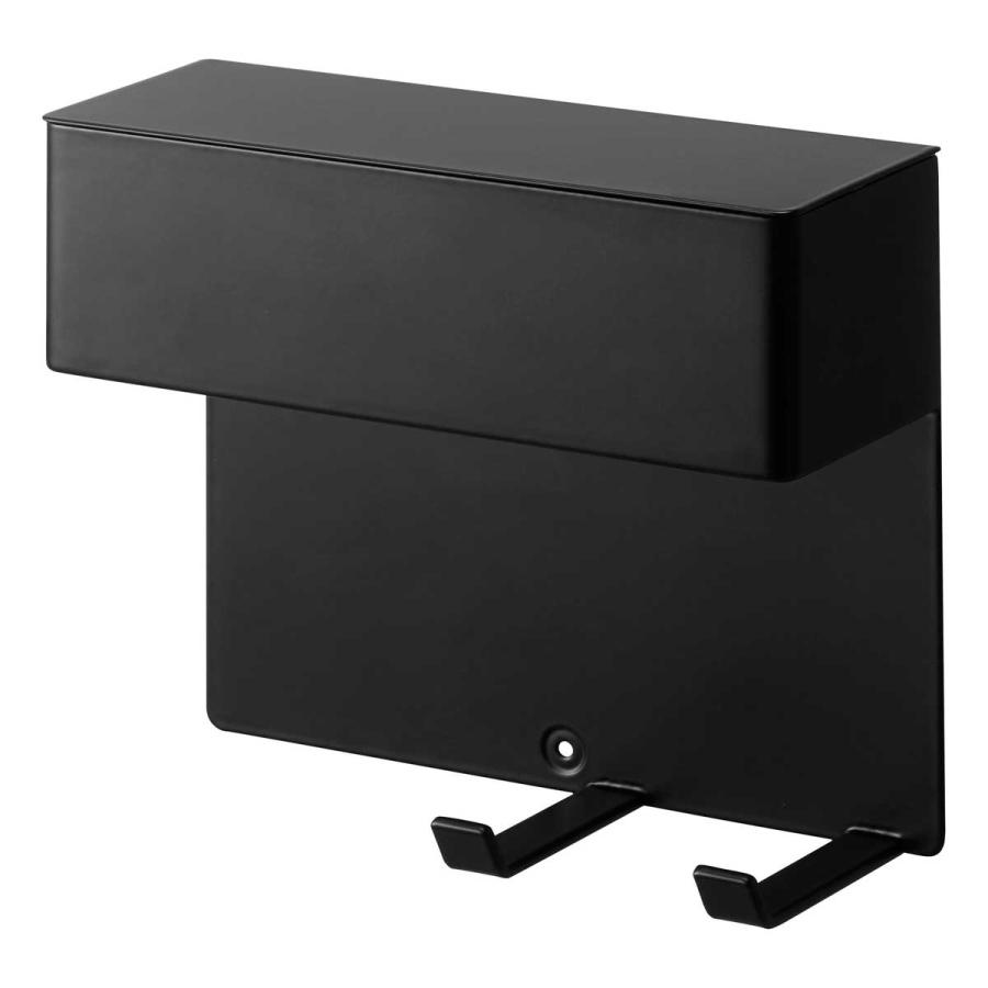 ミニ掃除機ホルダー 山崎実業 正規品 tower タワー 壁付けミニ掃除機ホルダー ハンディクリーナー  10788 ブラック | tower | 01