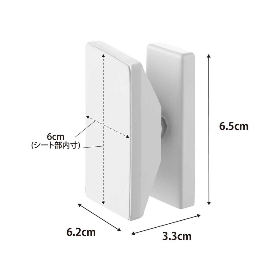 スマホスタンド 山崎実業 正規品 tower タワー 角度が調節できる壁付けスマホホルダー スマホホルダー  10434 ホワイト | tower | 05