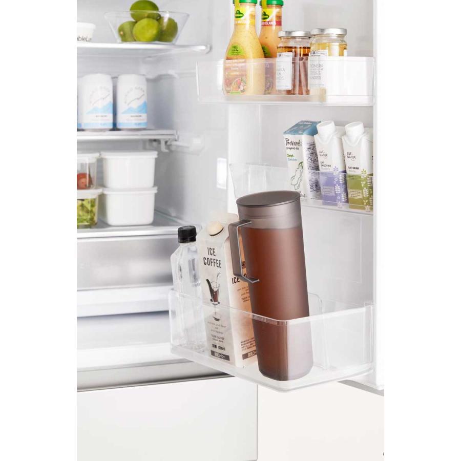 ピッチャー 山崎実業 正規品 tower タワー 熱湯が注げる冷水筒 ラウンド 1.2L 水差し  10687 ブラック | tower | 05