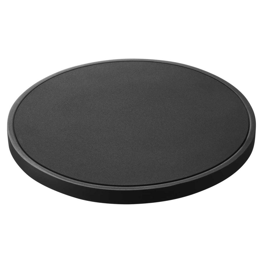 鍋敷き 山崎実業 正規品 tower タワー マグネットシリコーン鍋敷き 丸型 シリコン製  10319 ブラック | tower | 01