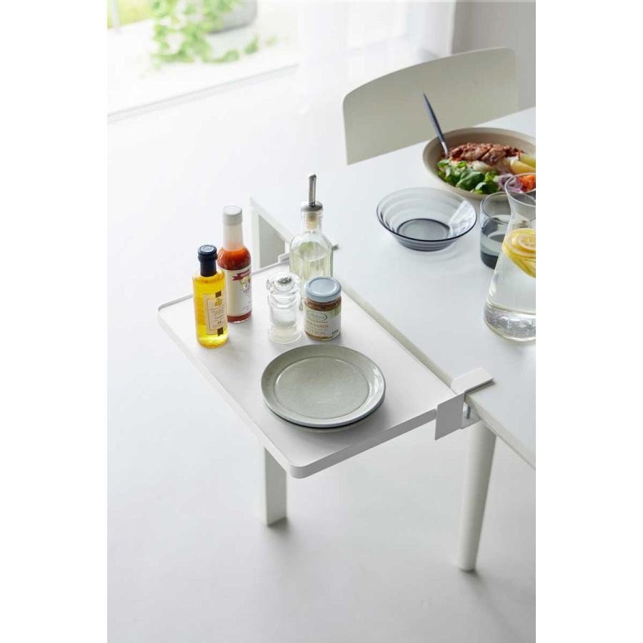 折りたたみ棚 山崎実業 正規品 tower タワー テーブル横折り畳み棚 折り畳み棚 シェルフ  10523 ホワイト | tower | 03