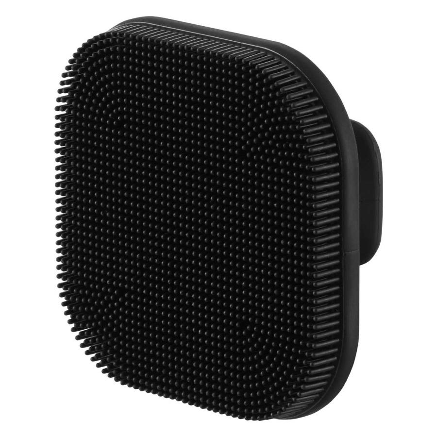 フェイシャルブラシ 山崎実業 正規品 tower タワー マグネットシリコーンフェイシャルブラシ フェイスブラシ  10615 ブラック | tower | 01