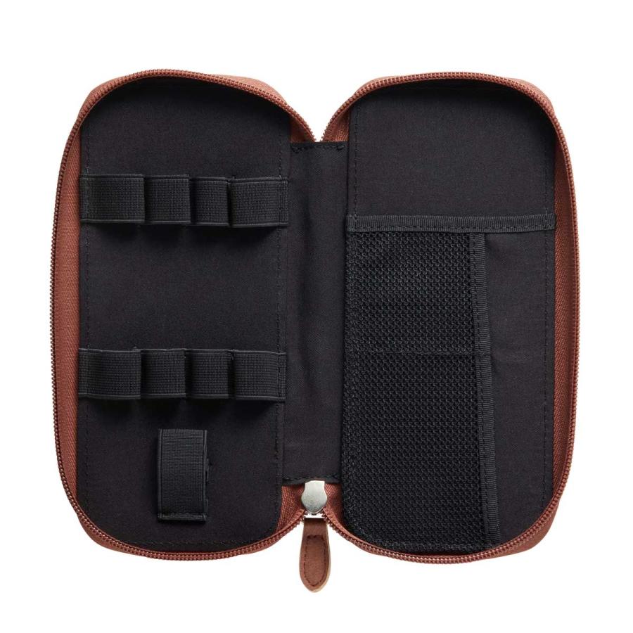 ペンケース 紀寺商事 Kitera ラウンドジップペンケース レザー調 リフトプラス ブラウン |  | 02