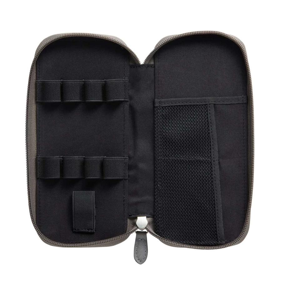 ペンケース 紀寺商事 Kitera ラウンドジップペンケース レザー調 リフトプラス グレー |  | 02