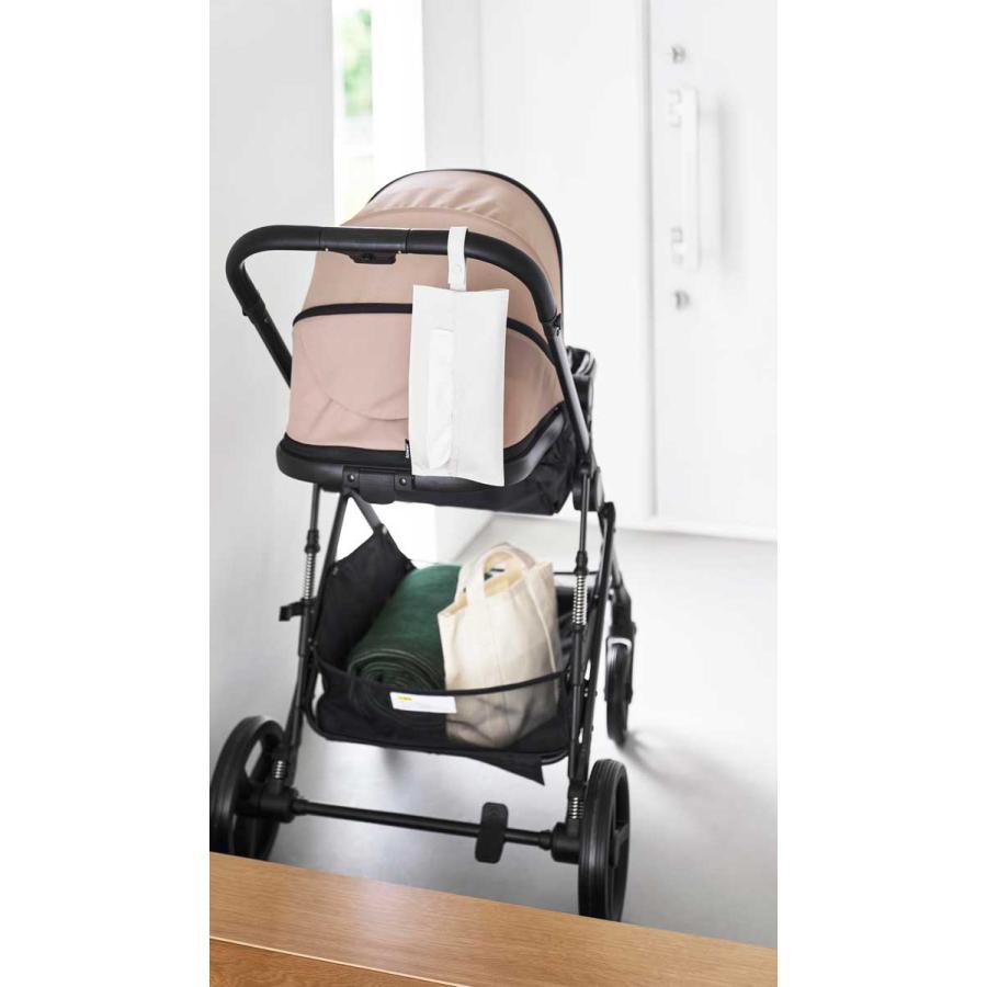 ティッシュケース 山崎実業 正規品 tower タワー くず入れ付き折りたためる携帯ティッシュケース ティッシュカバー  10735 ライトグレー | tower | 05