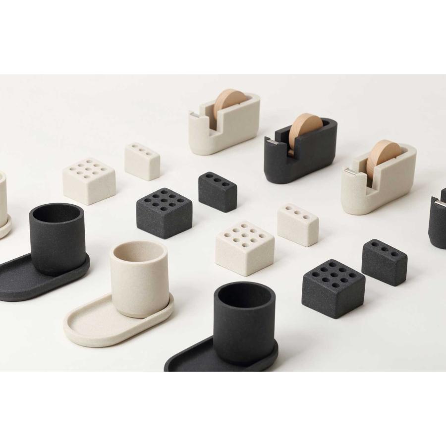 ペン立て 正規品 ideaco イデアコ Pen cube 9 ペンホルダー ペンスタンド ペンキューブ9 ストーンサンドレッド |  | 07