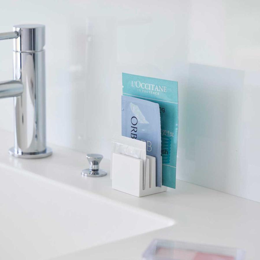 パウチスタンド 山崎実業 正規品 tower タワー パウチスタンド 洗面グッズ  10571 ホワイト | tower