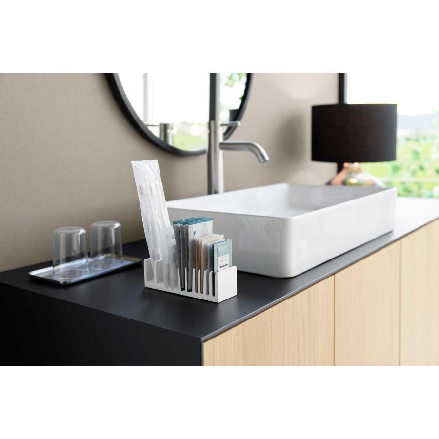 パウチスタンド 山崎実業 正規品 tower タワー パウチ＆アメニティスタンド 縦型 洗面グッズ  10573 ホワイト | tower | 02