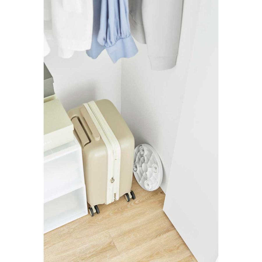 室内台車 山崎実業 正規品 tower タワー 薄型台車 ラウンド S 植木鉢台 リビング収納  10697 ホワイト | tower | 04