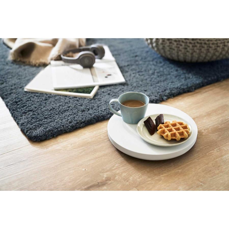 室内台車 山崎実業 正規品 tower タワー 薄型台車 ラウンド S 植木鉢台 リビング収納  10697 ホワイト | tower | 05