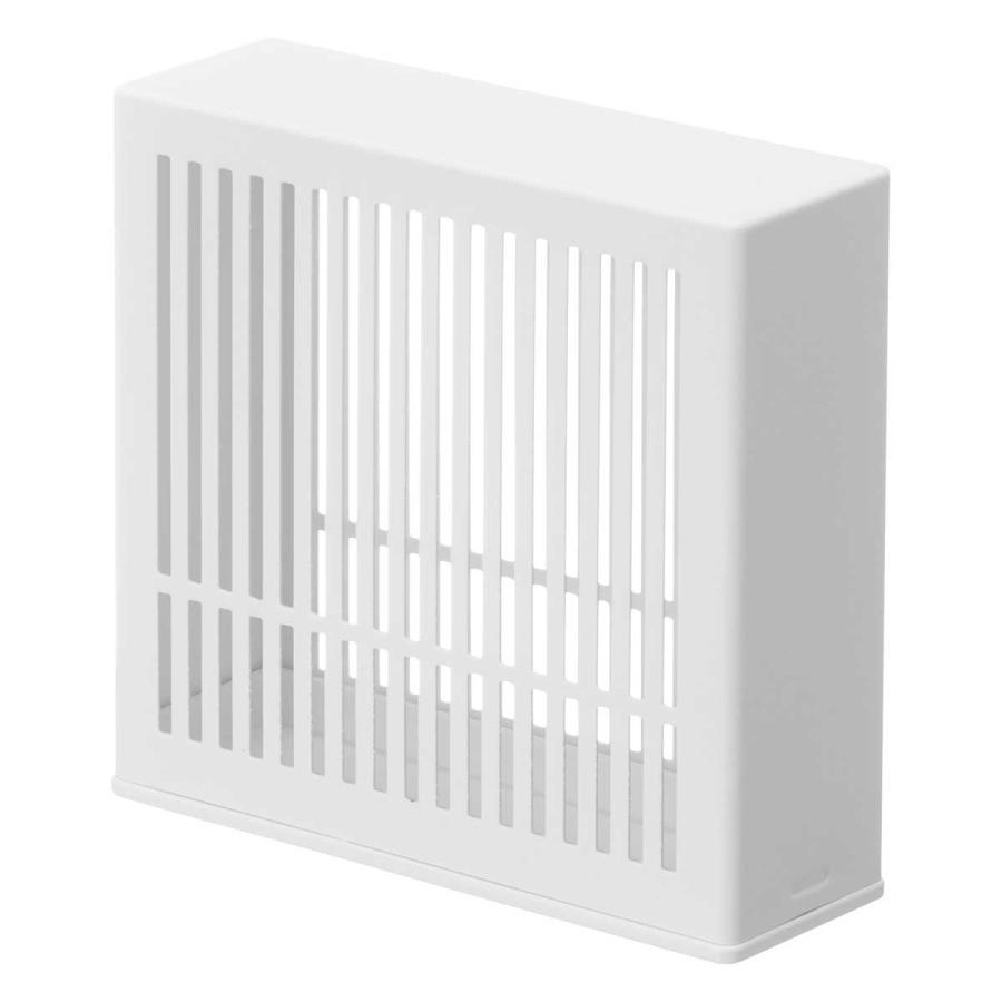 蚊とりカバー 山崎実業 正規品 tower タワー 置き型室内蚊取りカバー 蚊遣り器カバー  10679 ホワイト | tower | 01