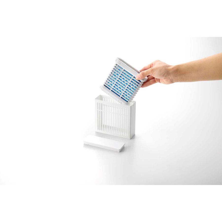 蚊とりカバー 山崎実業 正規品 tower タワー 置き型室内蚊取りカバー 蚊遣り器カバー  10679 ホワイト | tower | 03