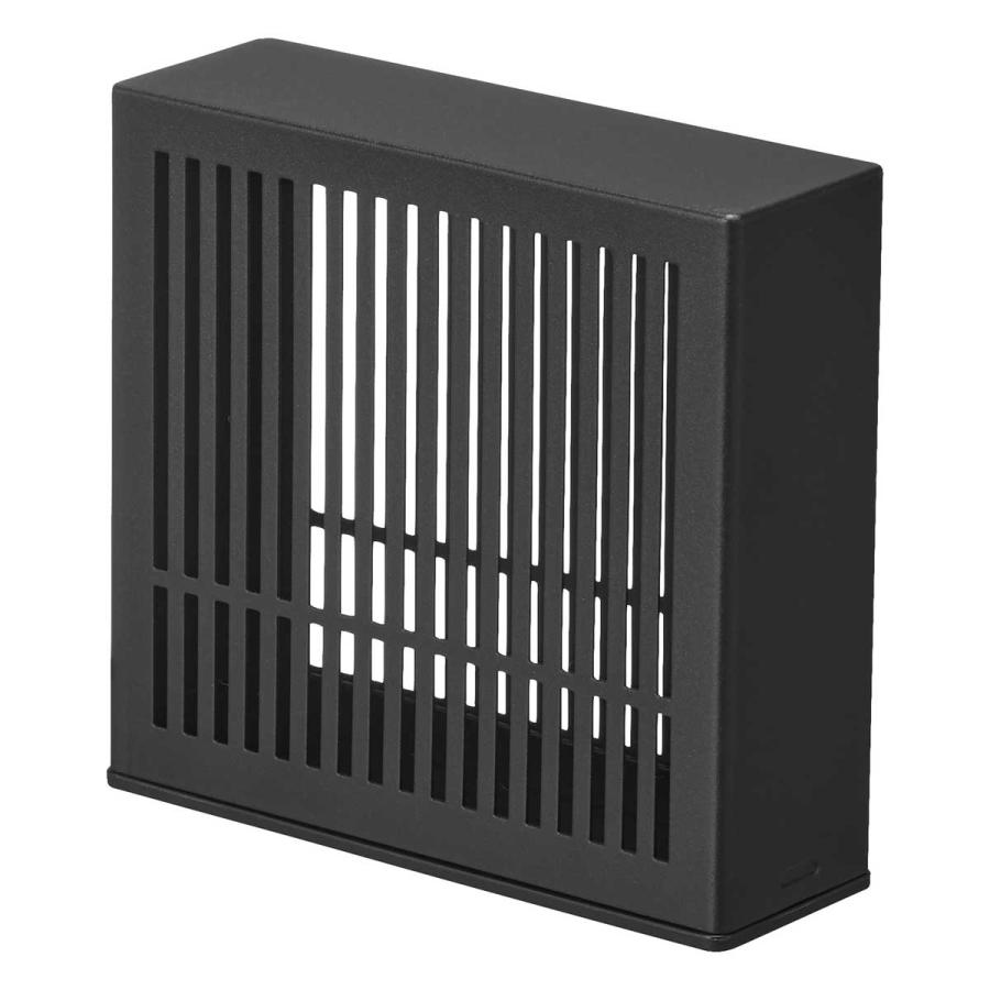 蚊とりカバー 山崎実業 正規品 tower タワー 置き型室内蚊取りカバー 蚊遣り器カバー  10680 ブラック | tower | 01