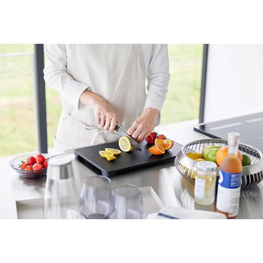 包丁 山崎実業 正規品 tower タワー セラミックナイフ ペティ 13cm キッチンナイフ  10120 ブラック | tower | 02