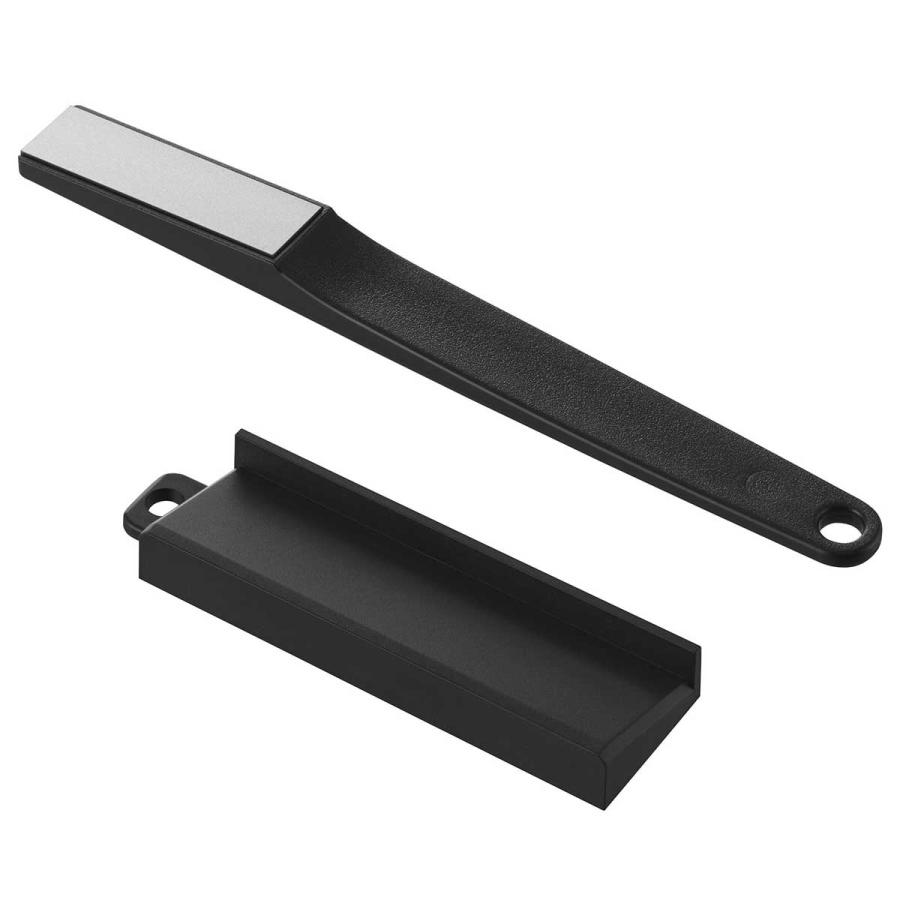 砥石 山崎実業 正規品 tower タワー セラミックナイフ用シャープナー 包丁研ぎ器  10364 ブラック | tower | 01