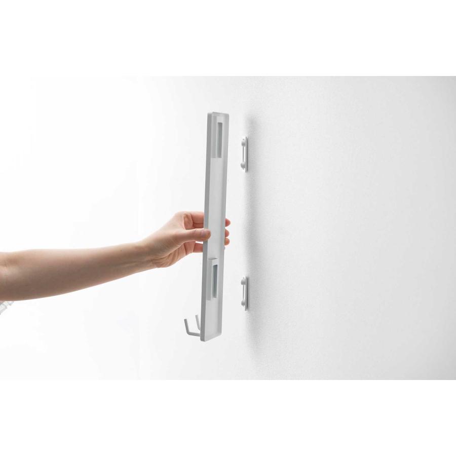 ボールスタンド 山崎実業 正規品 tower タワー 壁付けボール収納 2段 ボール収納  10348 ホワイト | tower | 04