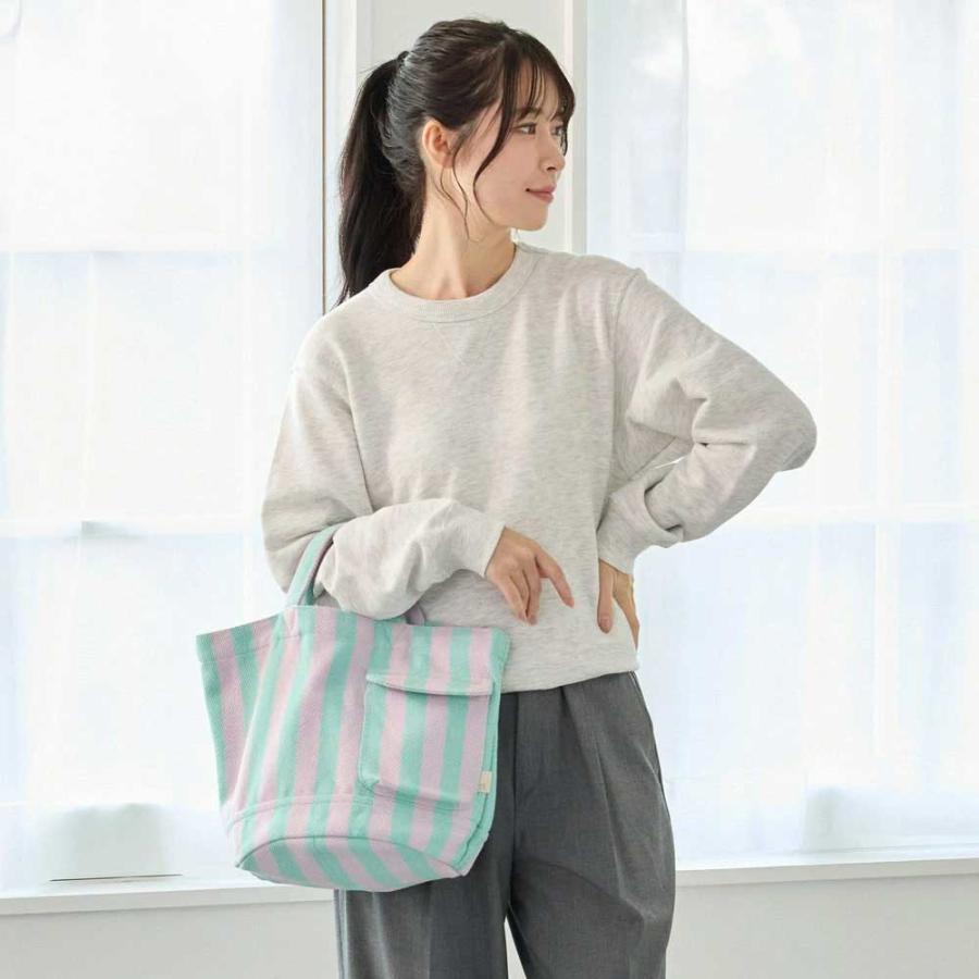 2026新作 トートバッグ 正規品 ROOTOTE ルートート SN.デリ.リサイクルコットン-F トート バッグ DELI 3518 ピンク・ミント | ROOTOTE | 02