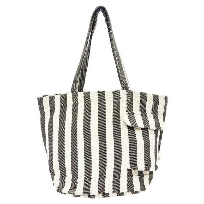 2026新作 トートバッグ 正規品 ROOTOTE ルートート SN.ミディアム.リサイクルコットン-F トート バッグ MEDIUM 3519 ブラック・ナチュラル | ROOTOTE