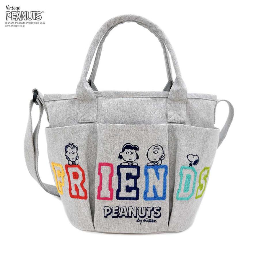 2026新作 スヌーピーバッグ 正規品 ROOTOTE ルートート IP.デリ.ポケッツ.ピーナッツ-1C スヌーピーグッズ トートバッグ DELI 8502 フレンズ | ROOTOTE