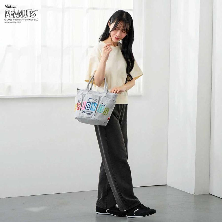 2026新作 スヌーピーバッグ 正規品 ROOTOTE ルートート IP.デリ.ポケッツ.ピーナッツ-1C スヌーピーグッズ トートバッグ DELI 8502 フレンズ | ROOTOTE | 04