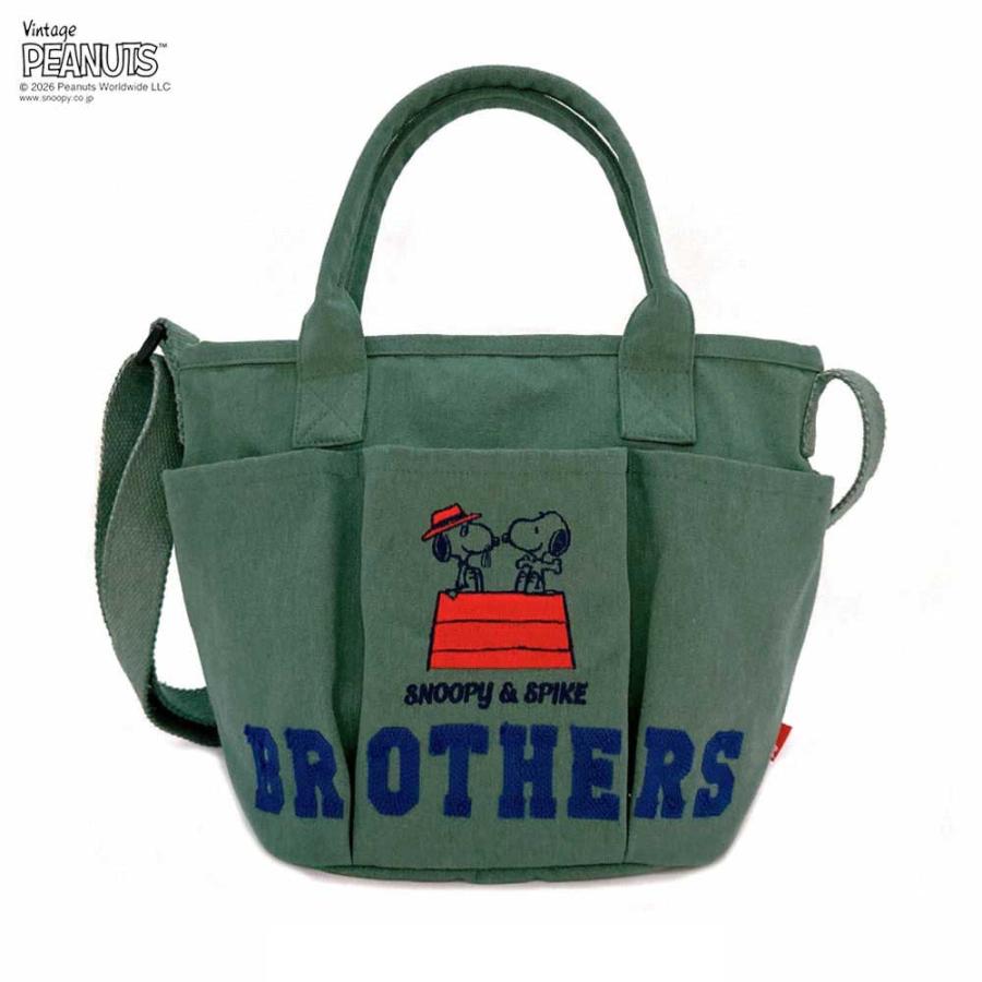 2026新作 スヌーピーバッグ 正規品 ROOTOTE ルートート IP.デリ.ポケッツ.ピーナッツ-1C スヌーピーグッズ トートバッグ DELI 8502 ブラザーズ | ROOTOTE