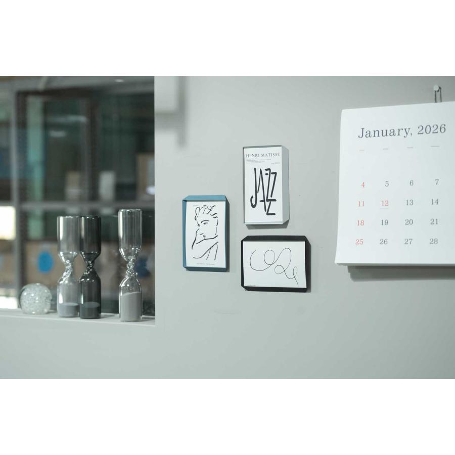 額縁 100％ 100パーセント 100percent CLIP3 フレーム アートフレーム クリップ ダークグレー | 100percent | 02