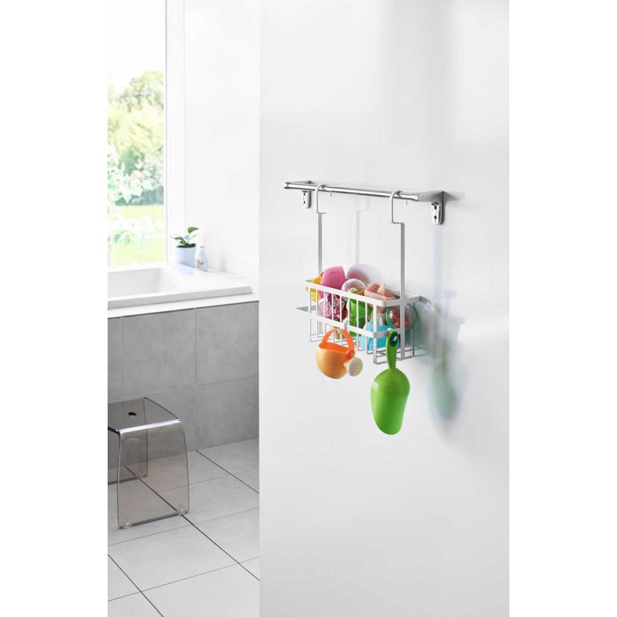 浴室収納 山崎実業 正規品 tower タワー 連結引っ掛けバスルームバスケット ラック 正規販売店 10648 ホワイト | tower | 04