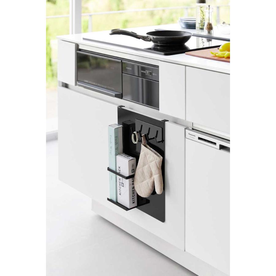 シンク下収納 山崎実業 正規品 tower タワー シンク扉スチールパネル シンク下ラック キッチン収納 正規販売店 10784 ブラック | tower | 02