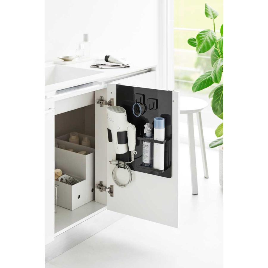 シンク下収納 山崎実業 正規品 tower タワー シンク扉スチールパネル シンク下ラック キッチン収納 正規販売店 10784 ブラック | tower | 03