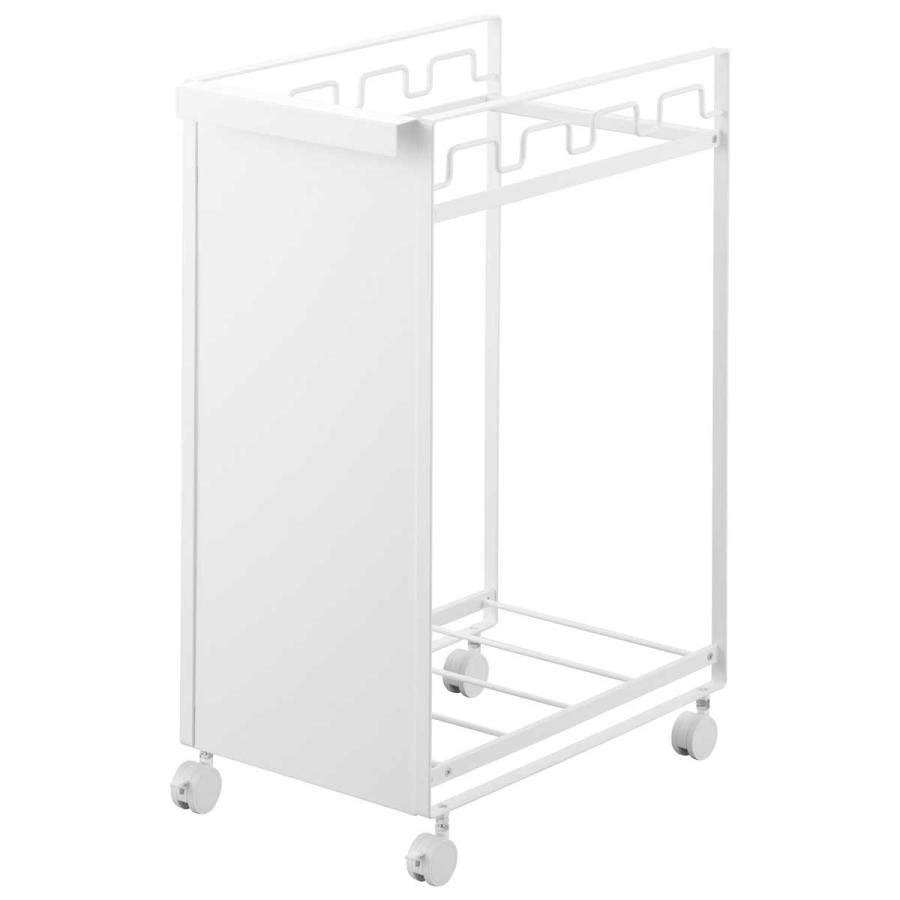 ゴミ箱 山崎実業 正規品 tower タワー 目隠し分別ダストワゴン 4分別 ダストボックス ごみ箱 正規販売店 10618 ホワイト | tower | 01