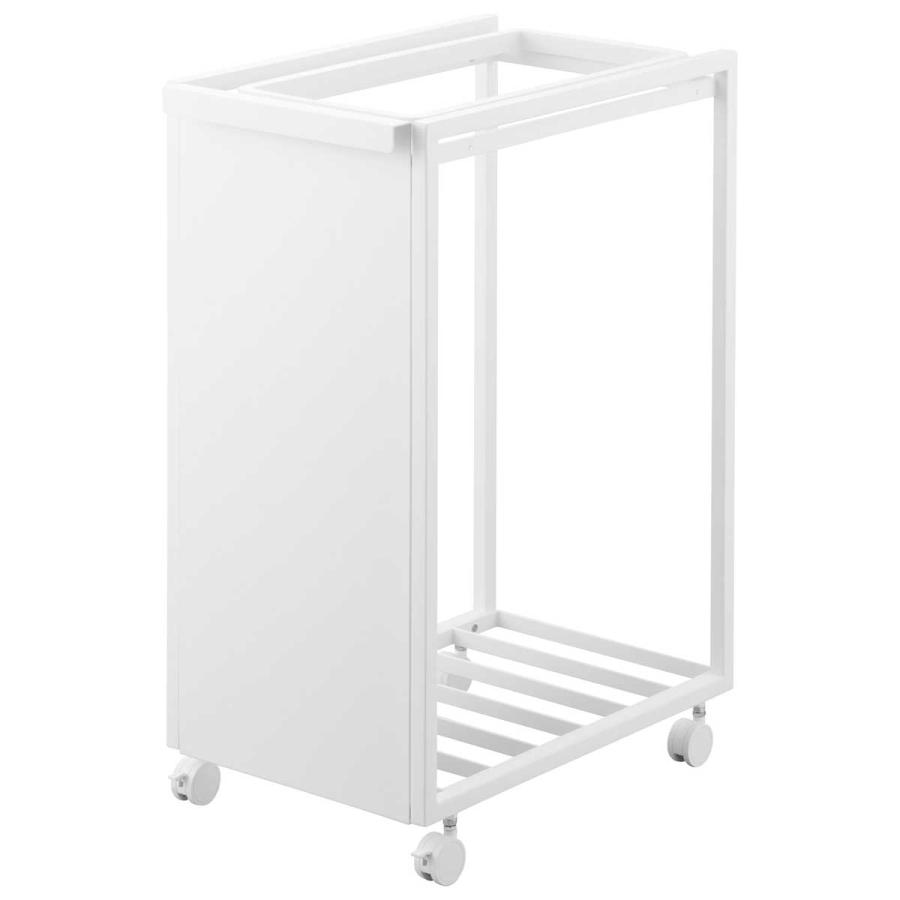 ゴミ箱 山崎実業 正規品 tower タワー スリム目隠しダストワゴン 45L ダストボックス ごみ箱 正規販売店 10641 ホワイト | tower | 01