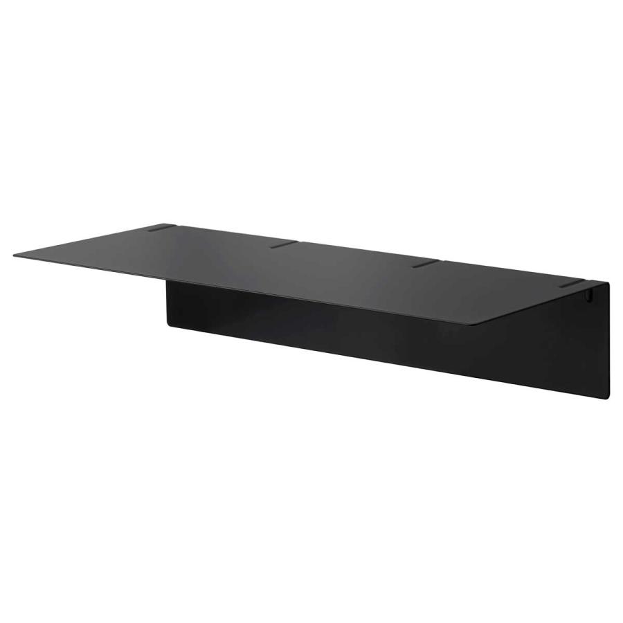 収納ラック 山崎実業 正規品 tower タワー 壁付け洗濯機上ラック スチールラック 正規販売店 10764 ブラック | tower | 01