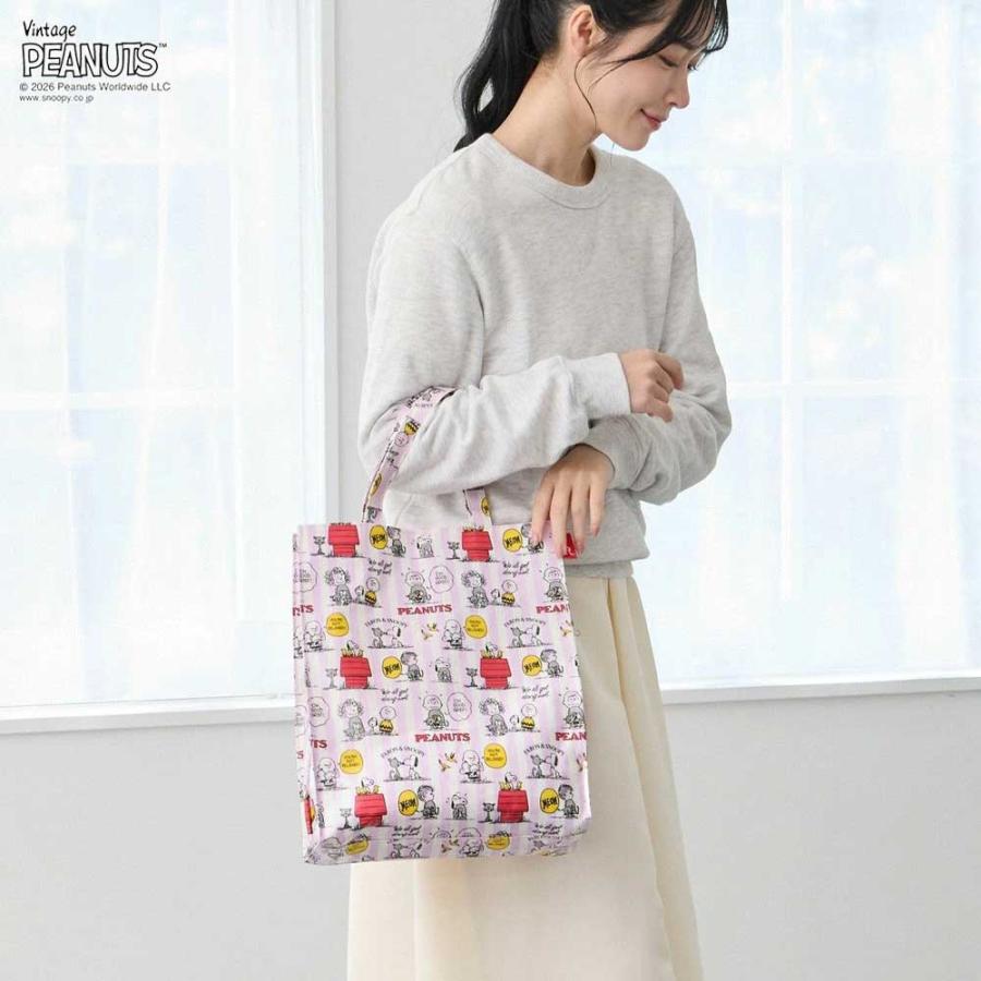 スヌーピーバッグ 正規品 ROOTOTE ルートート IP.アーキャトル.ラミ.ピーナッツ-1H スヌーピーグッズ トートバッグ A-quatre 8516 ファーロン | ROOTOTE | 04
