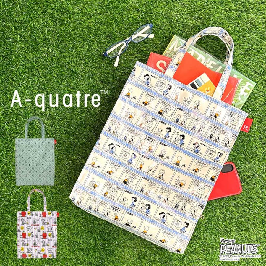 スヌーピーバッグ 正規品 ROOTOTE ルートート IP.アーキャトル.ラミ.ピーナッツ-1H スヌーピーグッズ トートバッグ A-quatre 8516 ハグ | ROOTOTE | 01