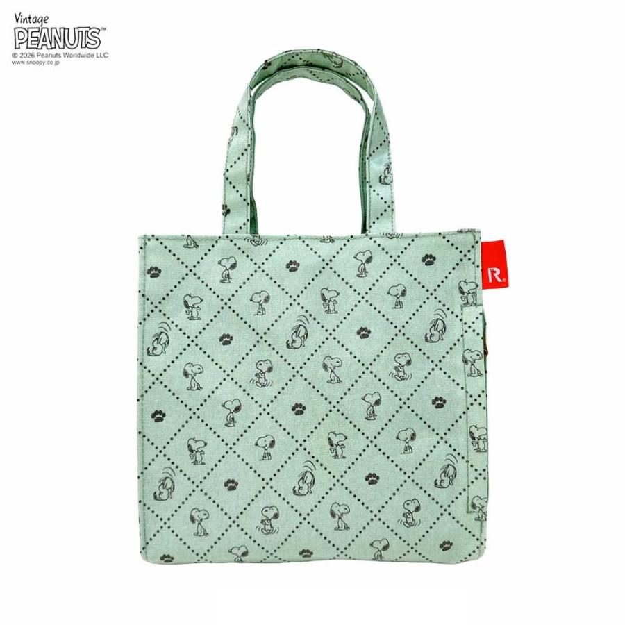 スヌーピーバッグ 正規品 ROOTOTE ルートート IP.スクエア.ラミ.ピーナッツ-1H スヌーピーグッズ トートバッグ SQUARE 8517 スヌーピー | ROOTOTE