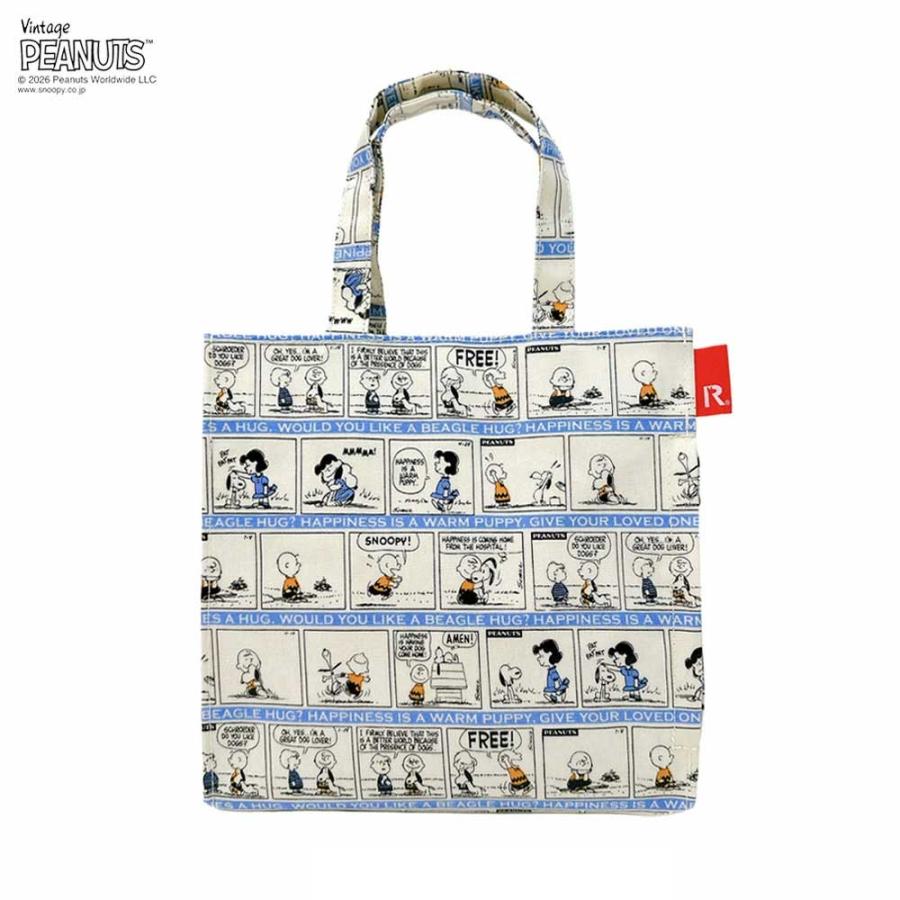 スヌーピーバッグ 正規品 ROOTOTE ルートート IP.スクエア.ラミ.ピーナッツ-1H スヌーピーグッズ トートバッグ SQUARE 8517 ハグ | ROOTOTE