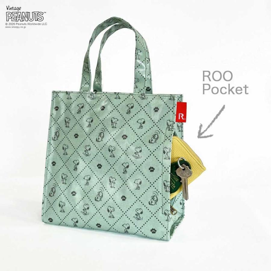スヌーピーバッグ 正規品 ROOTOTE ルートート IP.スクエア.ラミ.ピーナッツ-1H スヌーピーグッズ トートバッグ SQUARE 8517 ハグ | ROOTOTE | 07